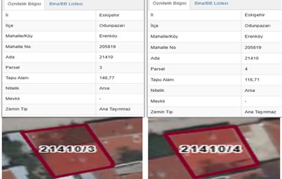 CENTURY 21 VİZYON'DAN ERENKÖY’DE   4 KAT İMARLI 263,50 m2 ARSA