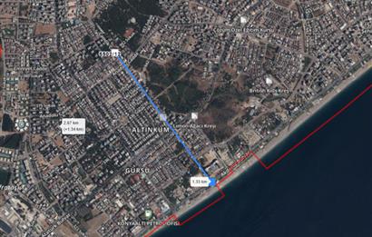 1299186107 Antalya Altınkum'da Satılık 3+1 Full Eşyalı Dubleks Daire 