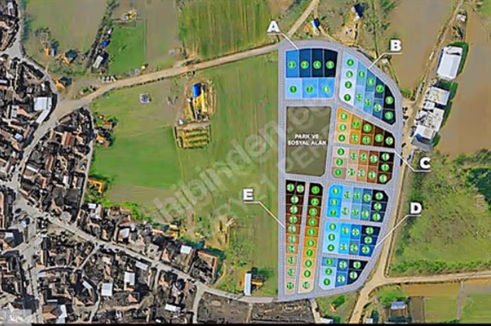 YEŞİLVADİ SİTESİ VİLLA İMARLI RUHSATLI HEMEN YAPIM İMKANI