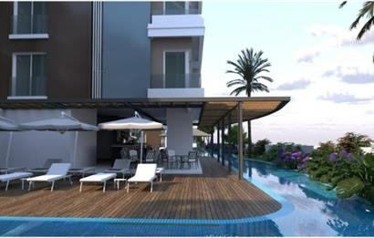 KIBRIS,İSKELE BAHÇELER THE BLUE REZİDANS'DA SATILIK 1+1 DAİRELER