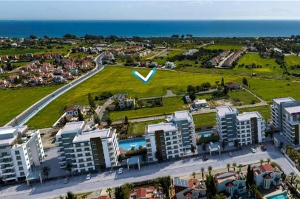 KIBRIS,İSKELE BAHÇELER THE BLUE REZİDANS'DA SATILIK 1+1 DAİRELER