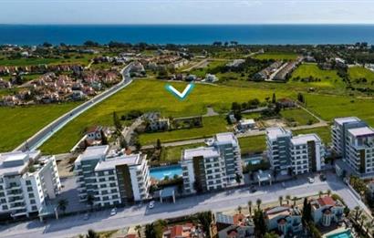 KIBRIS,İSKELE BAHÇELER THE BLUE REZİDANS'DA SATILIK 1+1 DAİRELER