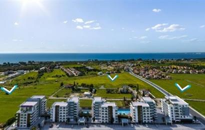 KIBRIS,İSKELE BAHÇELER THE BLUE REZİDANS'DA SATILIK 1+1 DAİRELER