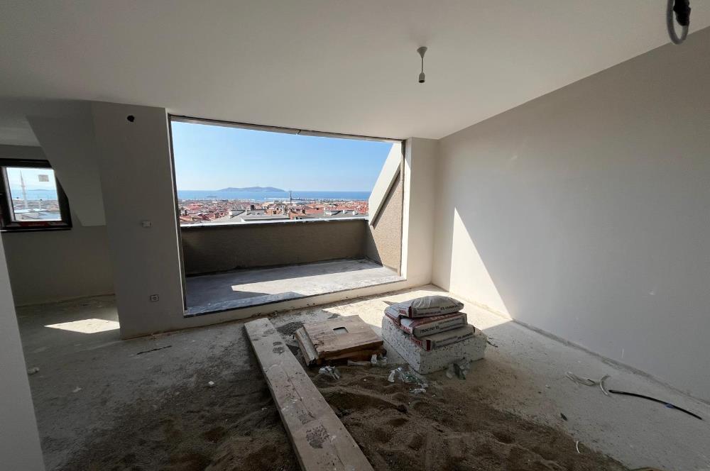 İDEALTEPE'DE 0 ÖN CEPHE DENİZ MANZARALI FIRSAT LÜX 3+2 DUBLEKS