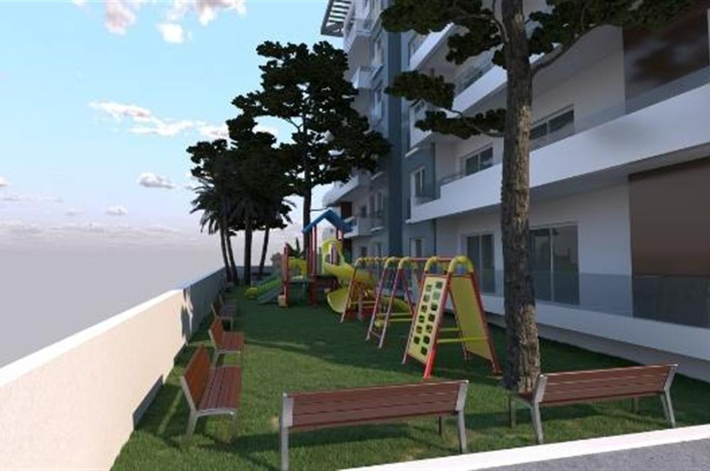 KIBRIS,İSKELE BAHÇELER THE BLUE REZİDANS'DA SATILIK 1+1 DAİRELER