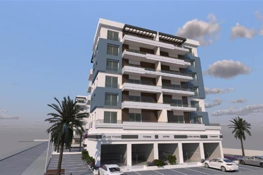 KIBRIS,İSKELE BAHÇELER THE BLUE REZİDANS'DA SATILIK 1+1 DAİRELER