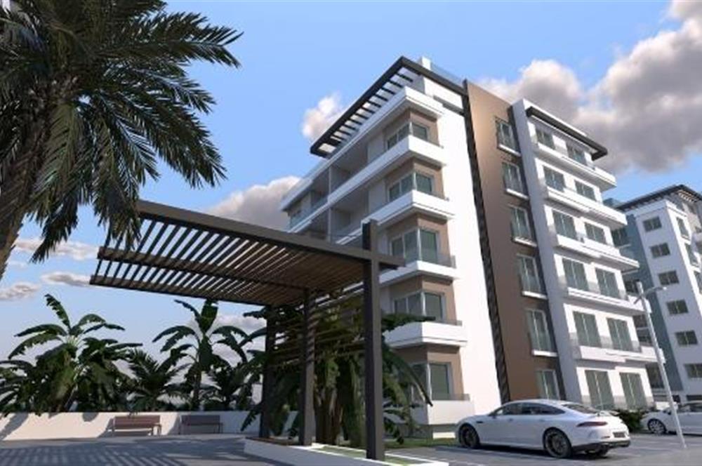 KIBRIS,İSKELE BAHÇELER THE BLUE REZİDANS'DA SATILIK 1+1 DAİRELER