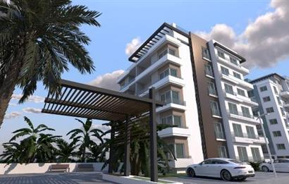 KIBRIS,İSKELE BAHÇELER THE BLUE REZİDANS'DA SATILIK 1+1 DAİRELER