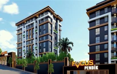 FOCUS PENDİK PROJESİNDE ARA KAT DENİZ MANZARALI BALKONLU 2+1 EV