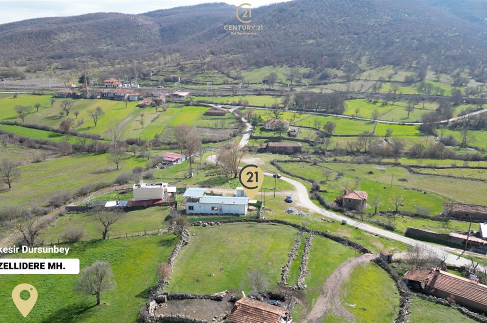 CENTRUY 21 BAL'DAN  DURSUNBEY GAZELLİDERE MAHALLESİ SATILIK 2+1 MÜSTAKİL EV