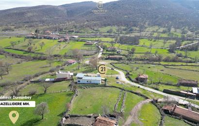 CENTRUY 21 BAL'DAN  DURSUNBEY GAZELLİDERE MAHALLESİ SATILIK 2+1 MÜSTAKİL EV