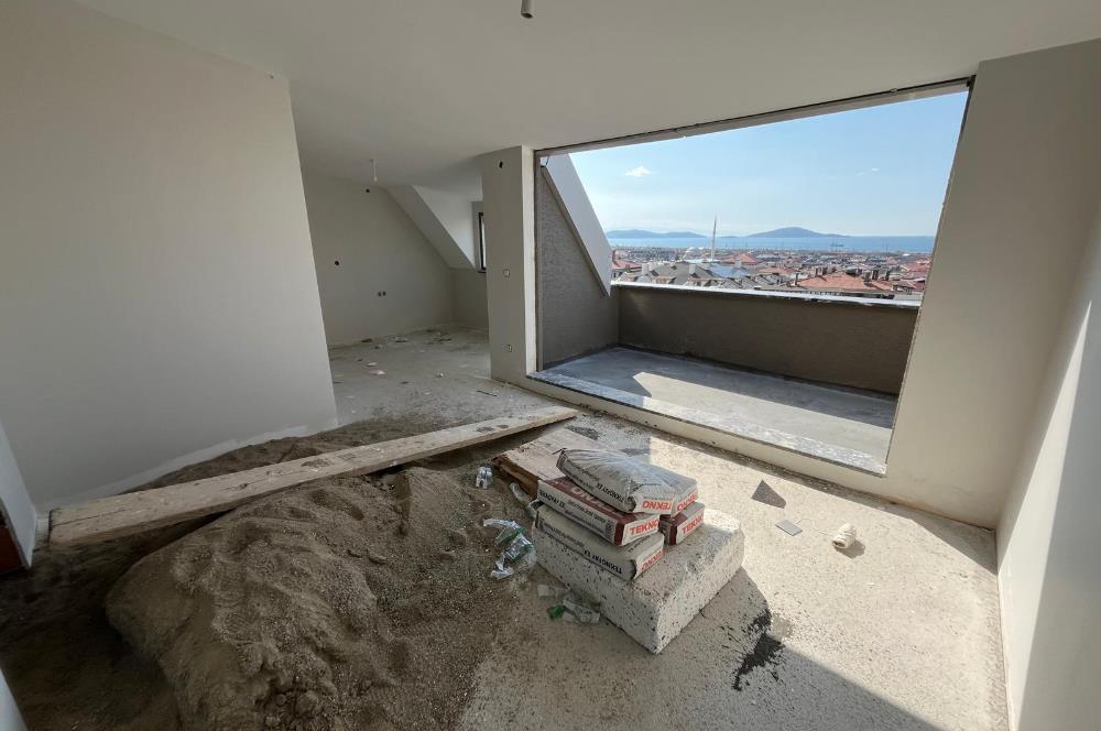 İDEALTEPE'DE 0 ÖN CEPHE DENİZ MANZARALI FIRSAT LÜX 3+2 DUBLEKS