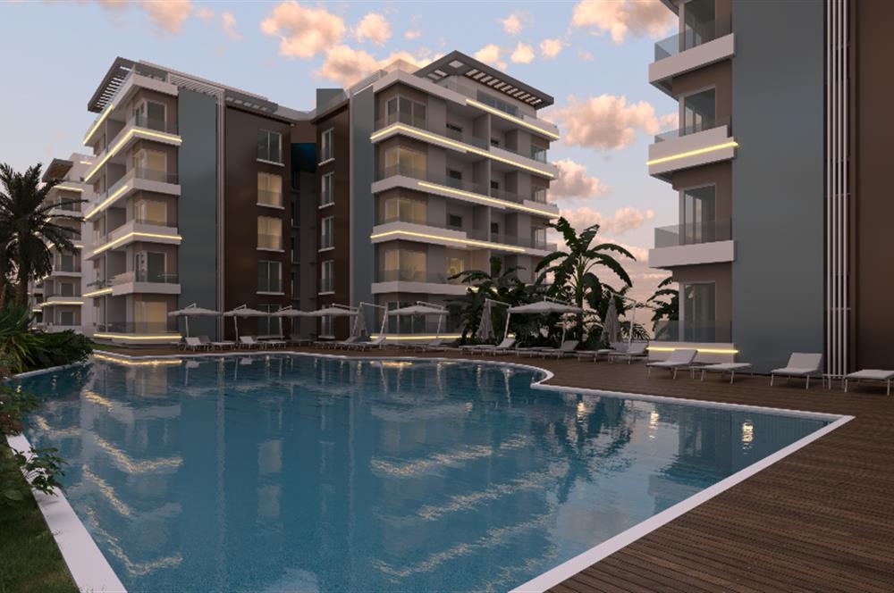 KUZEY KIBRIS İSKELE'DE DENİZE YAKIN 1+1 LÜKS DAİRE