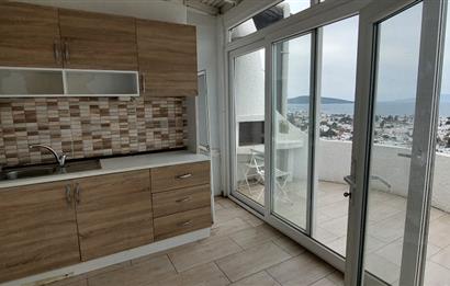 Bodrum-Yokuşbaşı deniz manzaralı 1+1 kiralık daire