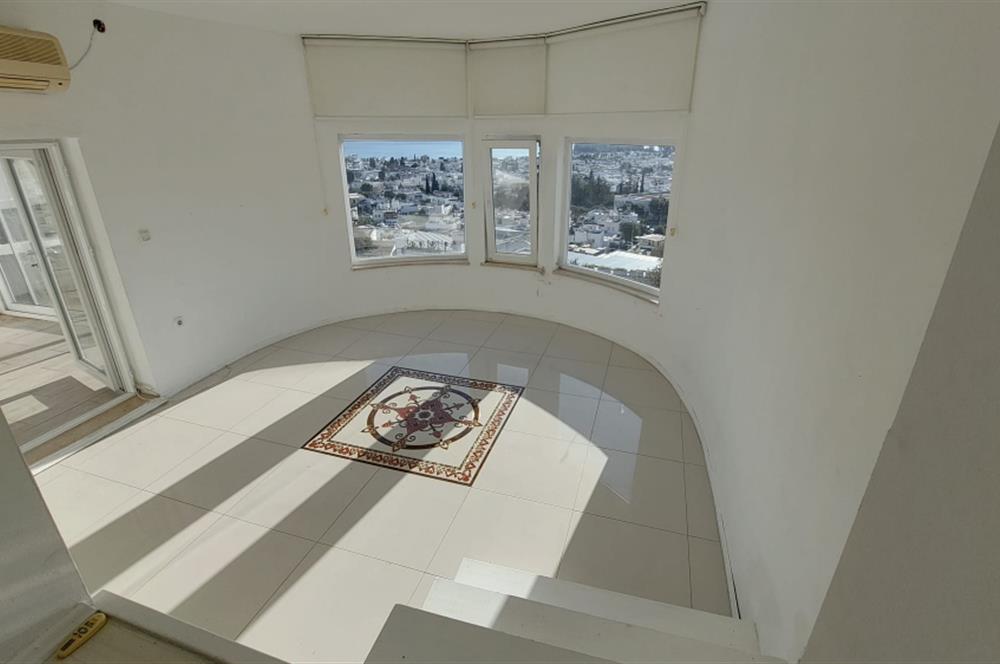 Bodrum-Yokuşbaşı deniz manzaralı 1+1 kiralık daire