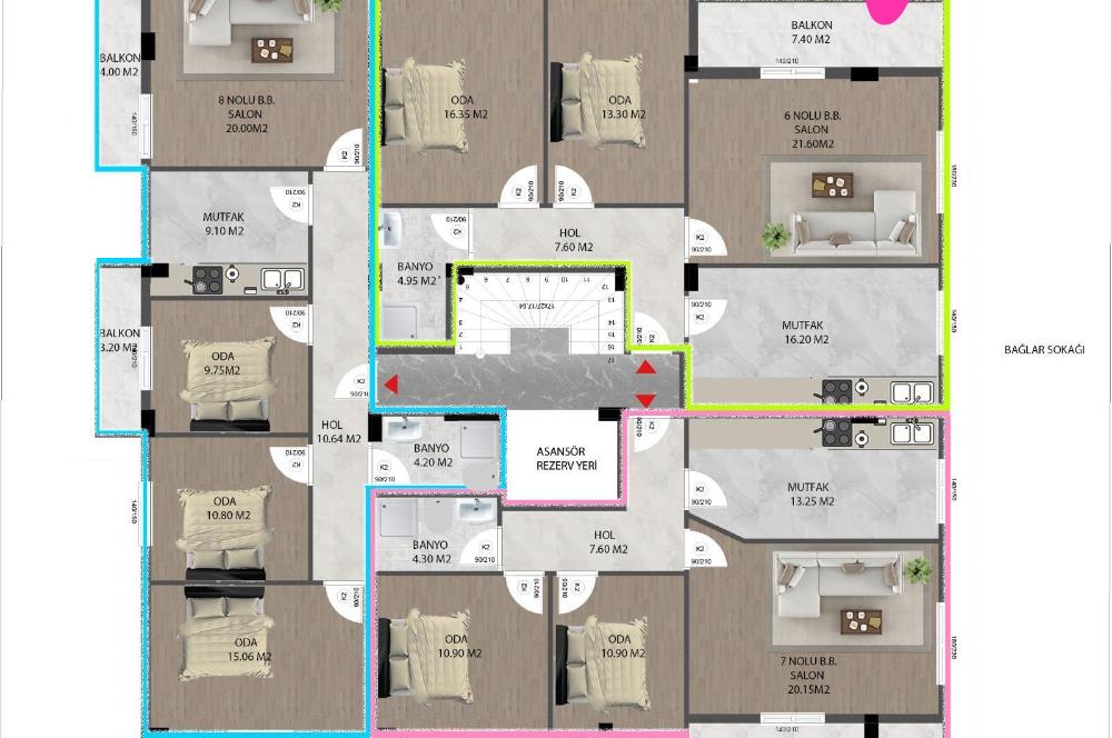 Balıkesir Karesi 2. Sakaryada Cadde Üzeri Ticari + Konut Projes