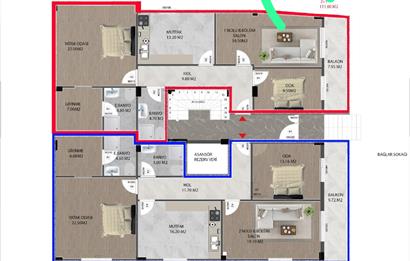 Balıkesir Karesi 2. Sakaryada Cadde Üzeri Ticari + Konut Projes