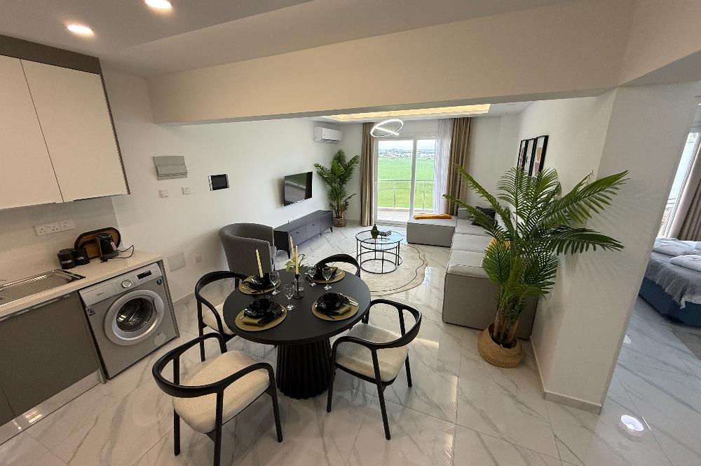 KUZEY KIBRIS İSKELE'DE DENİZE YAKIN 1+1 LÜKS DAİRE