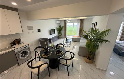 KUZEY KIBRIS İSKELE'DE DENİZE YAKIN 1+1 LÜKS DAİRE