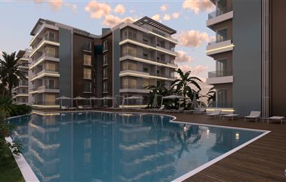 Kıbrıs İskele Blue Residence'ta Lüks 1+1 Satılık Daire