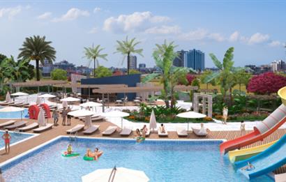 KIBRIS İSKELE'DE RIVERSIDE LIFE RESIDENCE SATILIK 1+1 DAİRELER