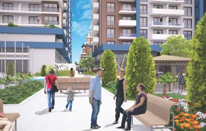 KIBRIS İSKELE'DE RIVERSIDE LIFE RESIDENCE SATILIK 1+1 DAİRELER