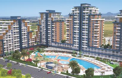 KIBRIS İSKELE'DE RIVERSIDE LIFE RESIDENCE SATILIK 1+1 DAİRELER