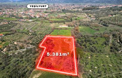 Muğla'da Satılık 5.381 m² Arazi