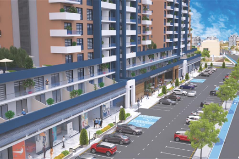 KIBRIS İSKELE'DE RIVERSIDE LIFE RESIDENCE SATILIK 1+1 DAİRELER