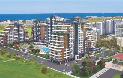 KIBRIS İSKELE'DE RIVERSIDE LIFE RESIDENCE SATILIK 1+1 DAİRELER