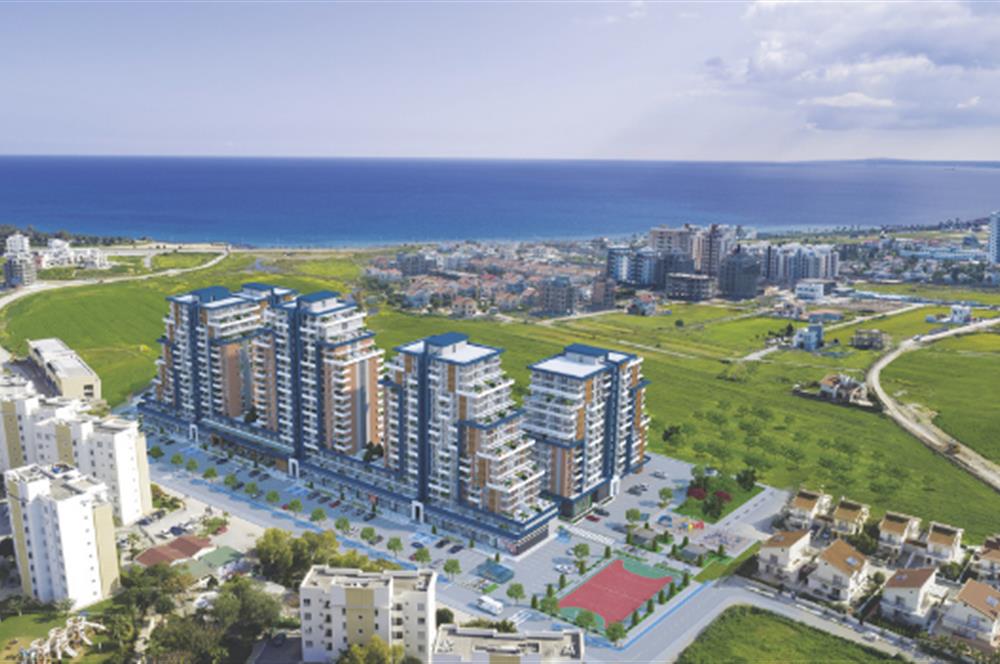 KIBRIS İSKELE'DE RIVERSIDE LIFE RESIDENCE SATILIK 1+1 DAİRELER