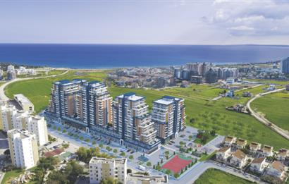 KIBRIS İSKELE'DE RIVERSIDE LIFE RESIDENCE SATILIK 1+1 DAİRELER