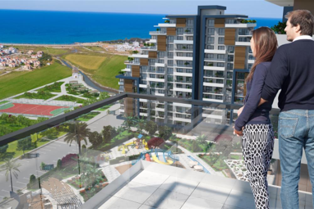 KIBRIS İSKELE'DE RIVERSIDE LIFE RESIDENCE SATILIK 1+1 DAİRELER