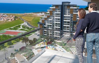 KIBRIS İSKELE'DE RIVERSIDE LIFE RESIDENCE SATILIK 1+1 DAİRELER