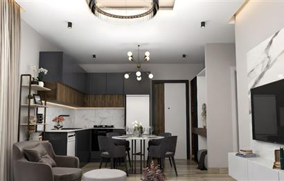 Kıbrıs İskele Blue Residence'ta Lüks 1+1 Satılık Daire