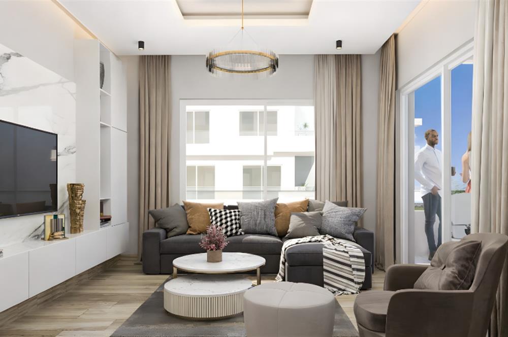 Kıbrıs İskele Blue Residence'ta Lüks 1+1 Satılık Daire