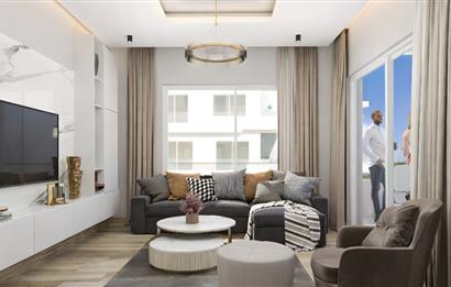 Kıbrıs İskele Blue Residence'ta Lüks 1+1 Satılık Daire