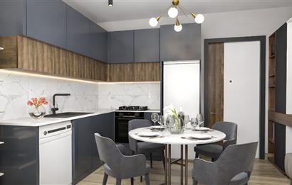 Kıbrıs İskele Blue Residence'ta Lüks 1+1 Satılık Daire