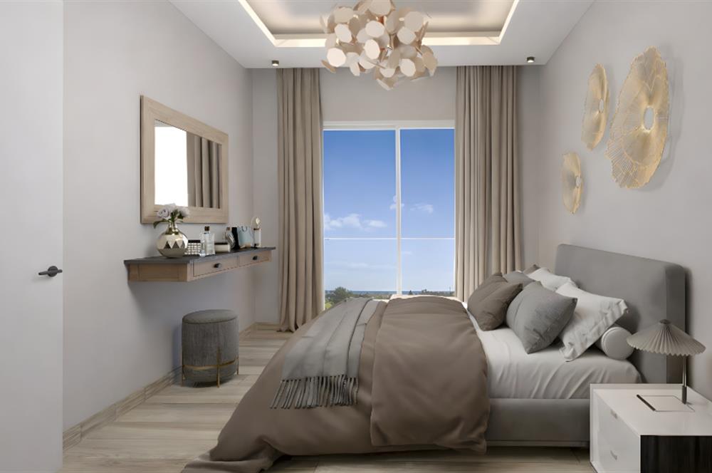 KUZEY KIBRIS İSKELE'DE DENİZE YAKIN 1+1 LÜKS DAİRE