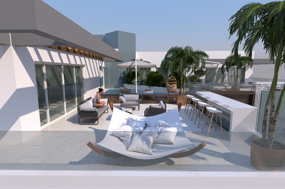 KUZEY KIBRIS İSKELE'DE DENİZE YAKIN 1+1 LÜKS DAİRE