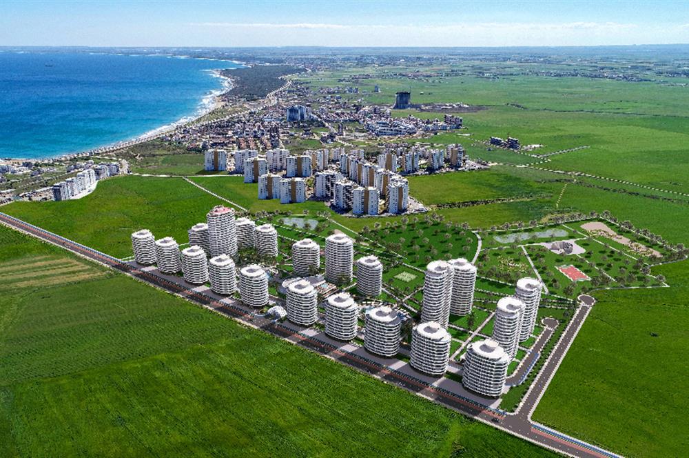 KIBRIS İSKELE OCEAN LIFE'TA SATILIK 1+1 DAİRE