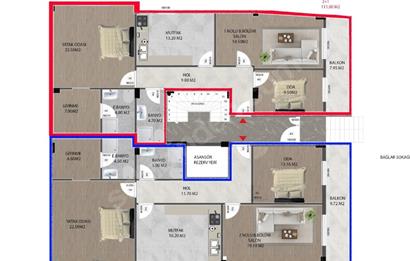 BALIKESİR KARESİ 2.SAKARYA MAH 111M2 SATILIK KONUT