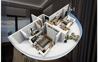 Kıbrıs İskele Ocean Life'da 1+1 Yüksek Kira Getirili Daire