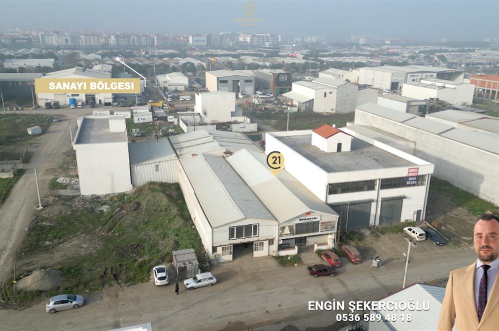 Century21 Bal'dan Paşaalanı Sanayi Bölgesinde 900m Kiralık İşyeri