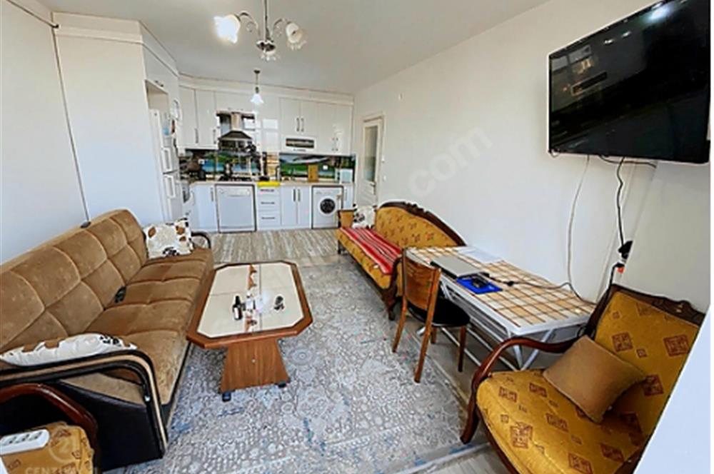 TOKİ YENİMAHALLEDE ARA KAT ŞEHİR MANZARALI FULL EŞYALI TEMİZ 1+1