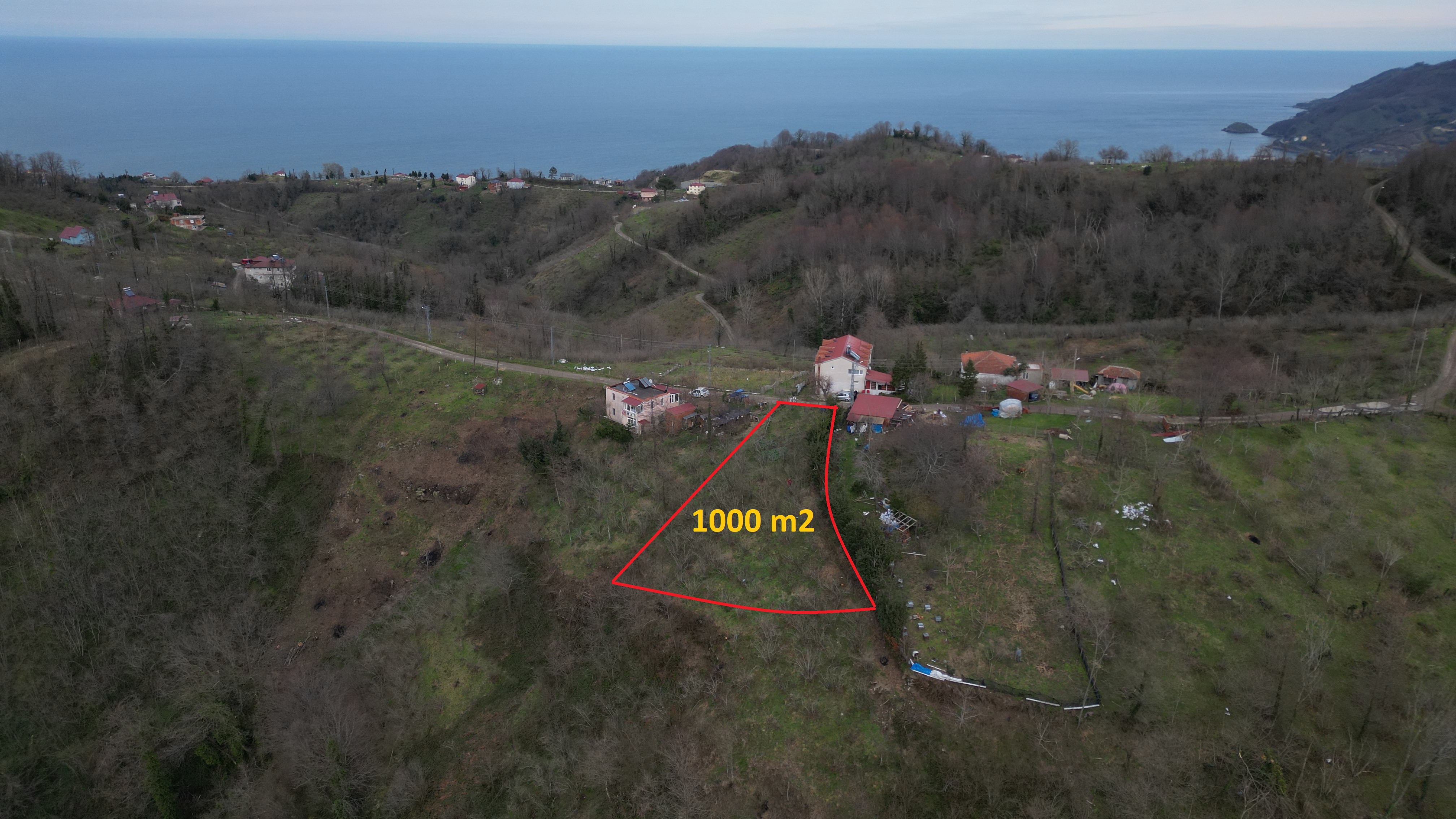 Ordu / Perşembe – Yason Mevkii / Çaytepe’de Satılık Deniz Manzaralı Arsa