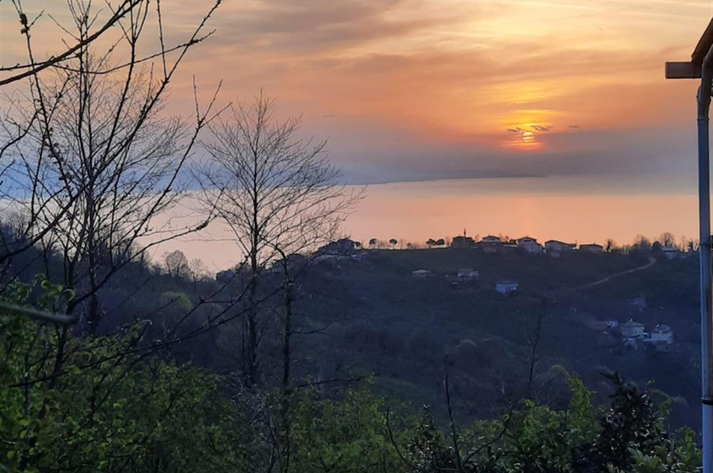 ORDU PERŞEMBE ÇAYTEPE’DE EŞSİZ DENİZ MANZARALI MÜSTAKİL EV VE GENİŞ ARSA FIRSATI