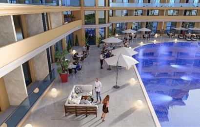 İskele Bellagio'da Otel Konseptli, Eşyalı 1+1 Satılık Daire 