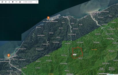 RİZE PAZAR ORTAYOL (MELESKUR) KÖYÜ YOLA CEPHELİ 4 ADET ARAZİ