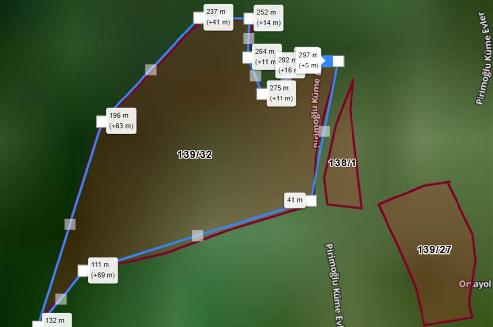 RİZE PAZAR ORTAYOL (MELESKUR) KÖYÜ YOLA CEPHELİ 4 ADET ARAZİ